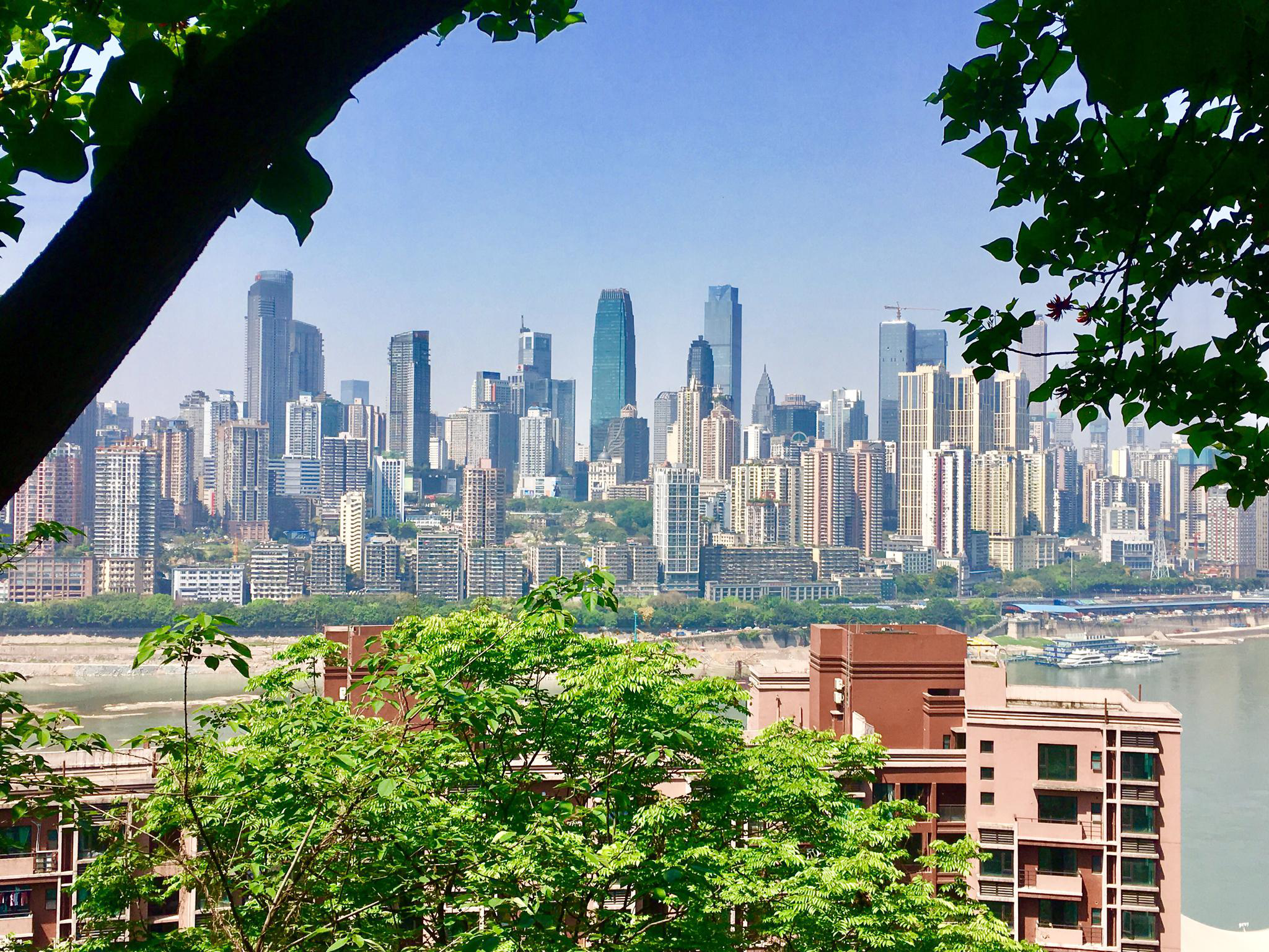 坐看重慶渝中區 在南坪后堡這里看夜景最美